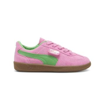 Imagem de PUMA Tênis infantil unissex Palermo (criança pequena), Puma Pink Delight/Verde/Goma, 2 Little Kid