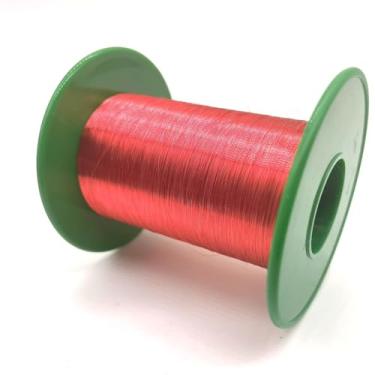 Imagem de Cabo De Fio Esmaltado Fio Fio De Enrolamento De Cobre Esmaltado 18awg 34awg 40awg 36awg 0,05 Mm 0,7 Mm 0,18 Mm 0,38 Mm 0,06 Mm Fio Vermelho Qa-1/155 Para Linhas De Processo, OD 0.8mm, Weight 100g