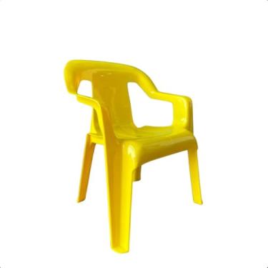 Imagem de Poltrona Plastica Infantil Super Resistente (Amarela)