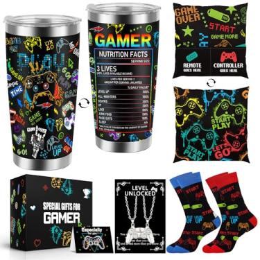 Imagem de Presentes de gamer para homens, meninos, namorado, pai, irmão, presentes de aniversário para crianças, adolescentes, meninos, meninas, acessórios de jogos para quarto, coisas de jogos, jogos para o