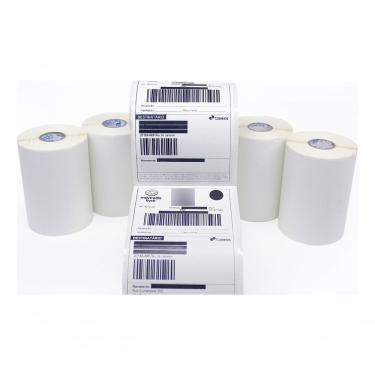 Imagem de 2 Rolos Etiqueta 10x15 Cm Térmica Serrilha Para Ecommerce