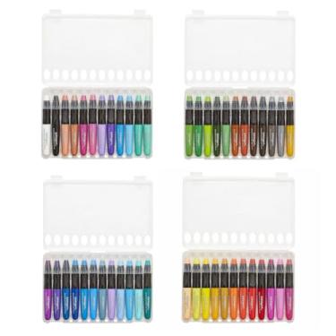 Imagem de KINGART Conjunto de bastão de gel 580-48, giz de cera de pigmento de artista, 48 cores exclusivas, solúvel em água, cremoso e inodoro, use em papel, madeira, tela e muito mais