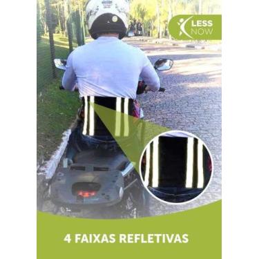 Imagem de Cinta Para Motociclistas Com Proteção Lombar E Refletivo 3m - Less Now