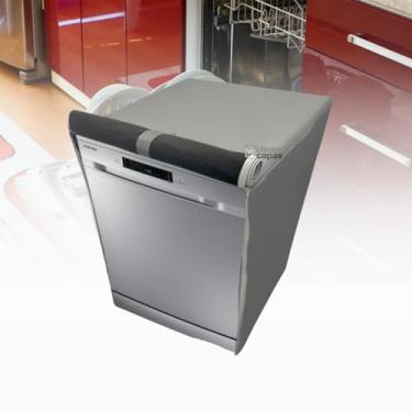 Imagem de CAPA PARA LAVA LOUÇAS SAMSUNG 14 SERVIÇOS IMPERMEÁVEL (CINZA)