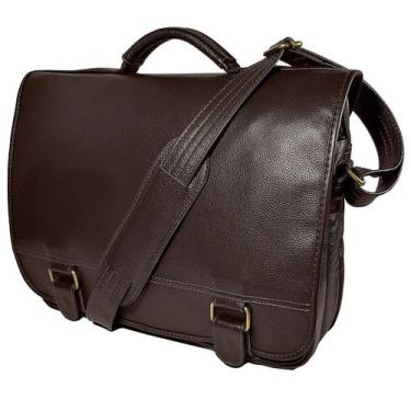 Imagem de Bolsa Pasta Executiva De Couro Notebook Documentos - Le Voyage