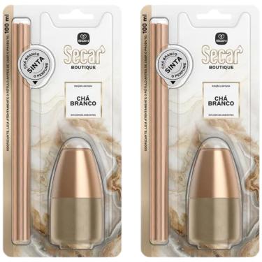Imagem de 2 Aromatizador Difusor de Ambientes Varetas Chá Branco 100ml