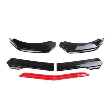 Imagem de Compatível com Renault Clio 4 5 RS GT 1993-2021 Para-choque dianteiro, spoiler, saia divisora, difusor, proteção(Black Red)