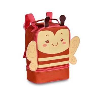 Imagem de Lancheira Infantil Térmica 02 Alças Abelha com Bolso - Clio