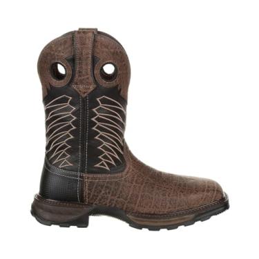 Imagem de Durango Men's Maverick XP Steel Toe Waterproof Western Work Boot, Brown, 9 M