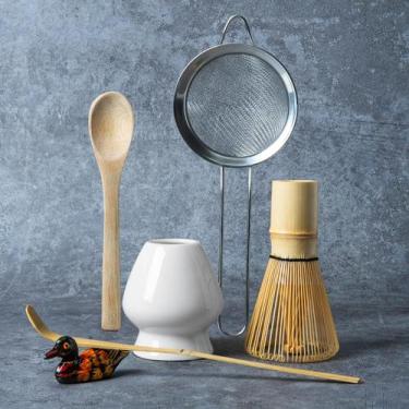 Imagem de Conjunto de batedores Matcha YIBO Kit de fabricação de matcha com supo