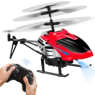 Imagem de Helicóptero RC Dolanus Remote Control One Key Take-Off Red