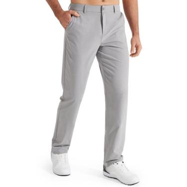Imagem de Calças de golfe Libin Classic Fit Stretch Quick Dry para homens