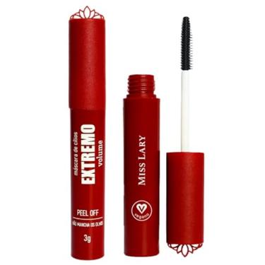 Imagem de Máscara de Cílios, Cor Bordô, Peel Off, Extremo Volume, Rímel Vinho - Maquiagem para os Olhos (Bordô)