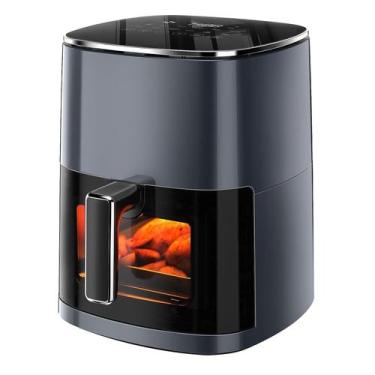 Imagem de Fritadeira Air Fryer Simple Deluxe 6.34L Digital 1700W Cinza, CINZA, 1