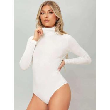 Imagem de Body gola alta elegance - FREITAS MODAS, Branco, G