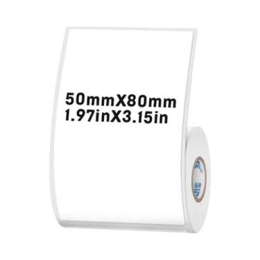 Imagem de Etiqueta Adesiva Térmica Branca De 50mm Para Impressora Phomemo SINMAR