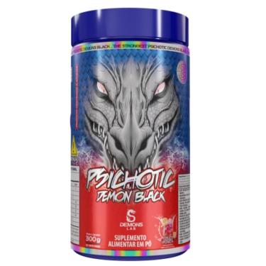 Imagem de Pré treino Psichotic Demon Black Skull Pot 300g Demons Lab Sabor Fruit Punch-Unissex