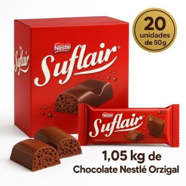 Imagem de Chocolate Suflair Nestlê C/20x50g Ao Leite - Nestle