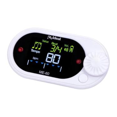 Imagem de simhoa Metrônomo digital gerador de tons vocais para contagem de bateria e violino, Branco