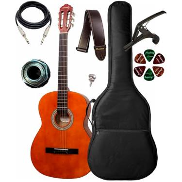 Imagem de Violão Canhoto Elétrico Giannini S14 + Capa Luxo E Acessórios (N)