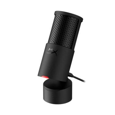 Imagem de HyperX SoloCast 2 – Microfone condensador USB para jogos, PC, USB-C, USB-A – Preto