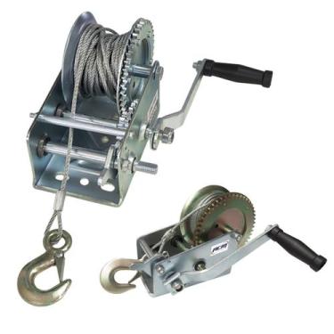 Imagem de Guincho Manual Carretilha 900Kg com 10Mts Cabo Aco GC900C ACM TOOLS