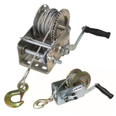 Imagem de Guincho Manual Carretilha 1100Kg com 10Mts Cabo Aco GC1100C ACM TOOLS