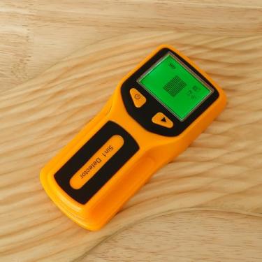 Imagem de Scanner de parede 5 em 1 multifuncional com visor LCD e detecção de alta sensibilidade aplicável a cenários como decoração, ajudando os usuários a evitar tubulações ocultas