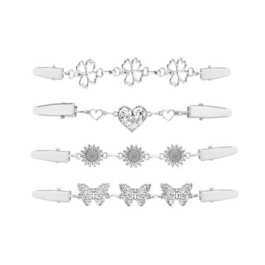 Imagem de ARFUKA Clipes de cardigã com clipe Cinch Clipes de suéter para manter o Wweater Juntos, suéter, clipe de xale, broches e alfinetes para mulheres e meninas, pacote com 4