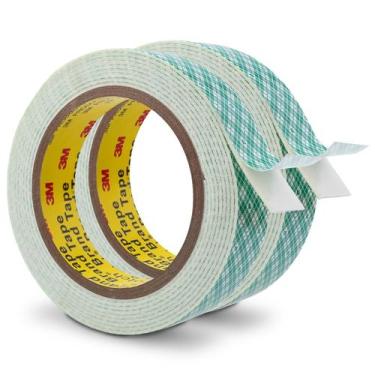 Imagem de Fita de espuma dupla face Bulina 1,6 mm x 3 m, pacote com 2 unidades, 