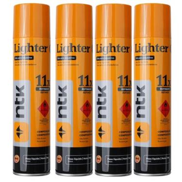 Imagem de Kit 4 Gás para Isqueiros Lighter Gás 300ml NTK - NTK Nautika