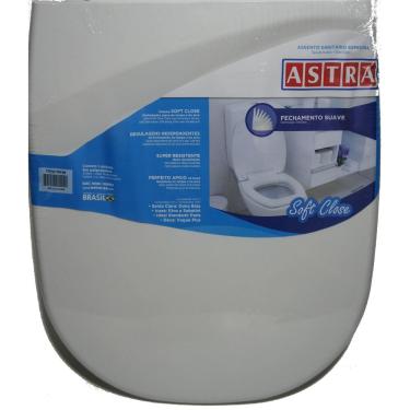 Imagem de Assento Sanitário Soft Close Icasa Etna Sabatini Branco Neve