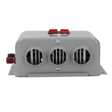 Imagem de Asixxsix 3 Buraco Aquecedor de Carro, DC 24V 600W Aquecimento Rápido Pára-brisas Descongelador, Baixo Ruído do Pára-brisas do Carro Aquecedor para Caminhão Veículo Táxi Inverno Aquecedor