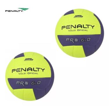 Imagem de Bola de Vôlei Penalty 6.0 Pro X Kit 02 Unidades-Masculino
