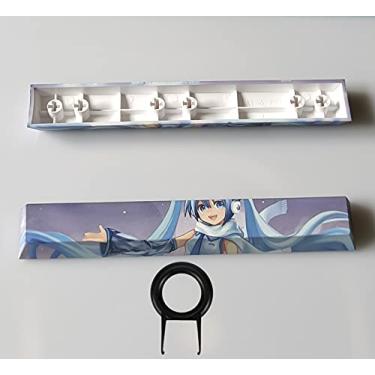 Imagem de Teclado de barra de espaço, teclas PTB faça-você-mesmo, teclas personalizadas de sublimação de cinco lados, 6.25U 6.25X teclas de perfil OEM para teclado mecânico DIY - uma variedade de padrões personalizados opcionais (kit26)