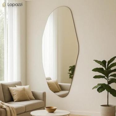 Imagem de Espelho 150X40cm Corpo Inteiro Decorativo Para Quarto Banheiro Sala Cl