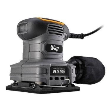 Imagem de Lixadeira Orbital Elétrica 250w Elo Com Coletor de Pó e Pega Emborrach