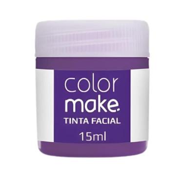 Imagem de Tinta Facial Líquida Roxa - 15ml - Color Make