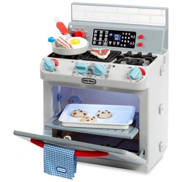 Imagem de Fogão Realista com Sons e 11 Acessórios para Crianças Acima de 2 Anos, LITTLE TIKES 651403E7C, Cinza