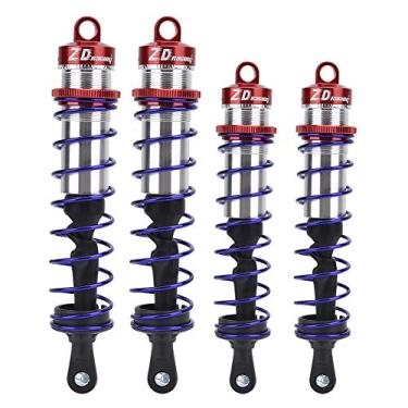Imagem de Amortecedor ajustável de pressão de óleo de metal 4 peças para frente e traseira de carro RC 1/8, material de alta qualidade, design leve, serve para JLB EM Racing DHK HPI Redcat LRP Hobao ZD Hongnor