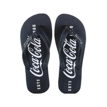 Imagem de Chinelo Masculino Coca Cola 1886 Preto - CC3515-Masculino