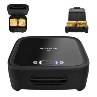 Imagem de Sanduicheira Misteira Elétrica Compacta Antiaderente Portátil Lancheir