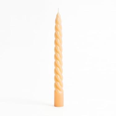 Imagem de Vela Castiçal Colorida Waves Verniz - Salmão