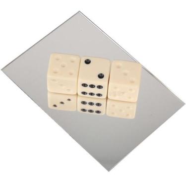 Imagem de Conjunto de ilusões de reflexão Visual Trick Prop Dice com espelho - Y