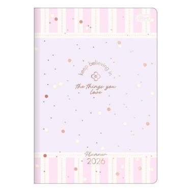 Imagem de Agenda Planner Soho 2026 Grampeado 20 Folhas Listras - Tilibra
