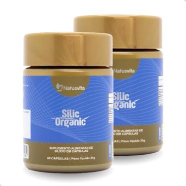 Imagem de Silício Orgânico Original em Cápsulas (Kit 2 Frascos. 120 cápsulas)