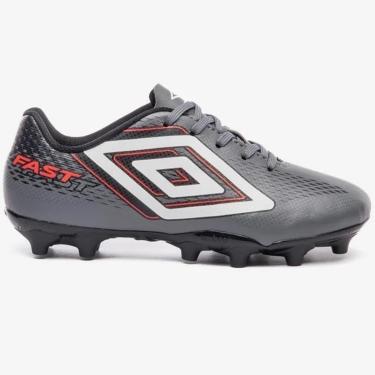 Imagem de Chuteira Campo Umbro Fast II Unissex Grafite-Unissex