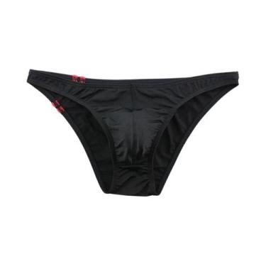 Imagem de Cuecas de Banho Masculinas - Calção Esportivo com Bolsa em U - Ideal p