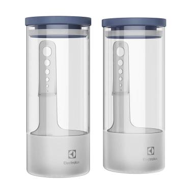 Imagem de Potes Herméticos Electrolux de Vidro para Temperos Frescos e Hortaliças 2 Unidades