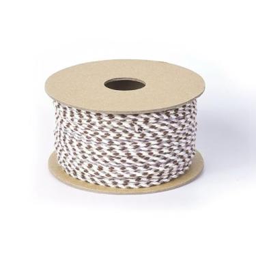 Imagem de 20 m / Fio de algodão trançado em rolo de 2 mm fio de macramê colorido faça você mesmo artesanato de joias, suprimentos para embrulhar presentes, pulseiras trançadas, decoração de parede, casa